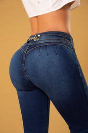 Jean Push Up Tiro Medio